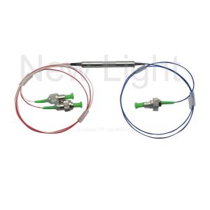 Wholesale 3 Ports Optical Mux Demux 100Ghz 200Ghz 1x2 DWDM Device ITU Channel from china suppliers