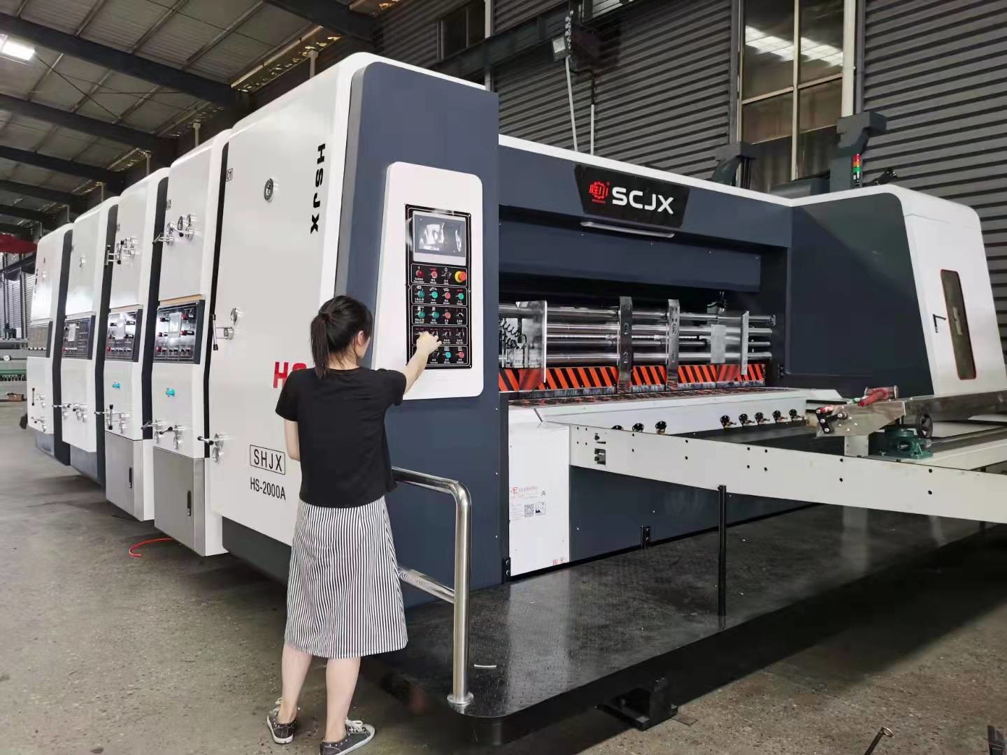 Single Colour Corrugated Box Automatic Machine Flexo Digital Printing Machine