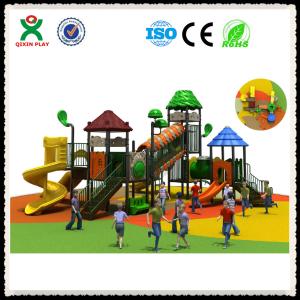 Wholesale Plastic outdoor playground slides for sale factory, kids slides for playground outdoor from china suppliers