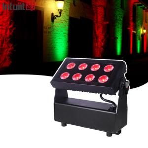 Wholesale 8X15W City Color Light RGBW 4in1 IP54 Waterproof Wall Washer Light For DJ Bar Outdoor Concert Stage Battery Powered from china suppliers