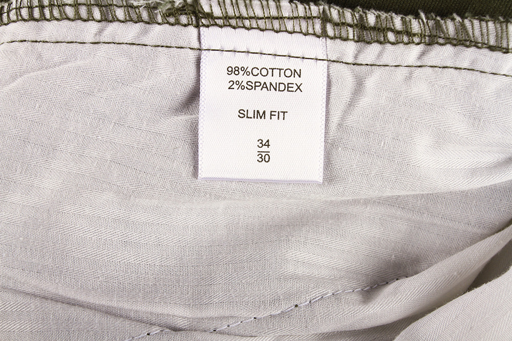 Mens Casual Elasticated Waist Straight Leg Linen Trousers Solid Color Customized