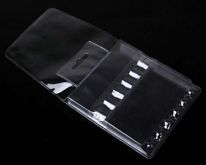 Promotional Clear PVC Packing Bag Customized Size With Button Closure