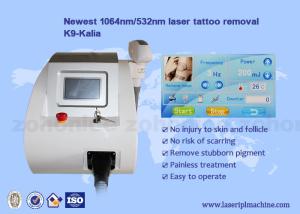 Wholesale Portable Mini nd yag Laser 1064nm / 532nm Wavelength Tattoo Removal Machine from china suppliers