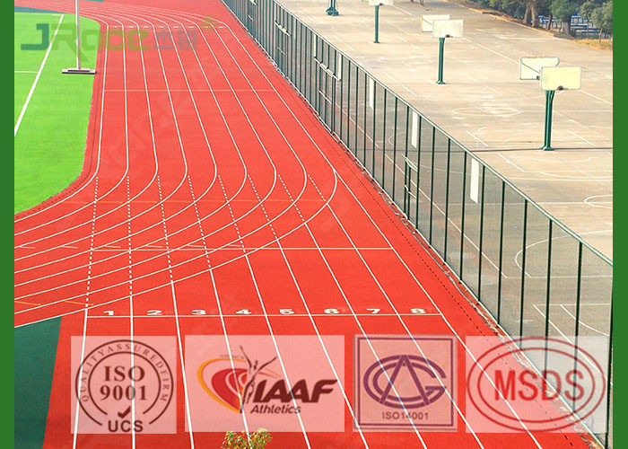 Sandwich System Running Track And Field Surface Coating For Stadium