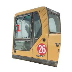 Wholesale EC240B Excavator VOLVO Windshield Glass Construction Machine Cab Left Side from china suppliers