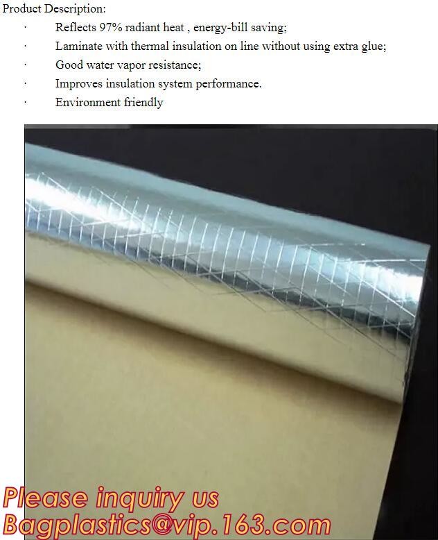 Thermal Insulation reflective aluminium metalized pet film for package or agriculture,Metallized PET /PE coated Film PET