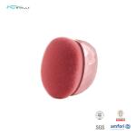 Pink Synthetic Hair Individual Makeup Brushes With Plastic Tube