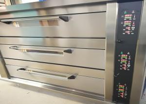 Wholesale Gas 304 SS Safety Bakery Deck Oven 0 - 300 ℃ For Bread Cake Baking from china suppliers