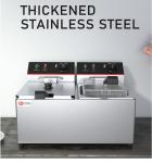 Tabletop Electric Fryer 8L 8L Stainless Steel for Commercial Chicken Frying