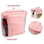 Leak Proof Zipper Clear Travel Bags For Toiletries