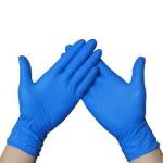 EN374 Medical Consumable Items Adult Blue Nitrile Gloves