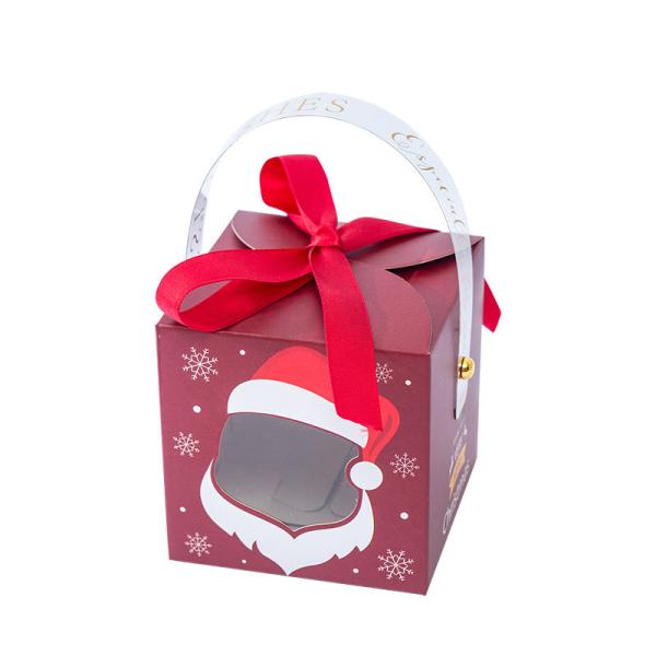 Recyclable Paperboard Customized Colorful Folding Christmas Gift Box Packaging