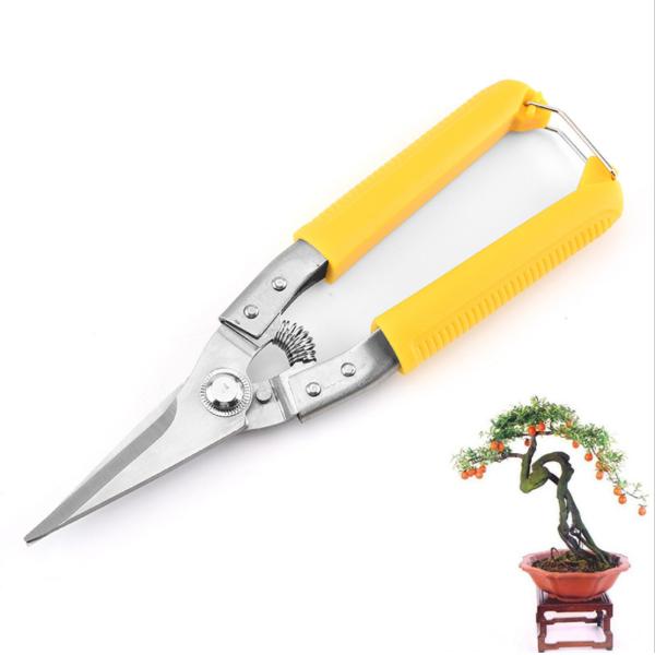 200mm fruit tree pruning shears floral bonsai pruner customized secateurs curved blade garden scissors