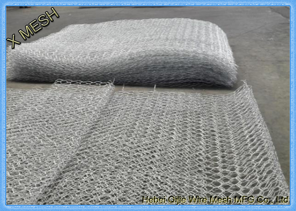 Zinc Aluminum Alloy Welded Gabion Baskets ,Wire Stone Baskets Fit Water Reservoir