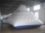 Water Park Inflatable Water Iceberg / Inflatable Water Climbing Wall
