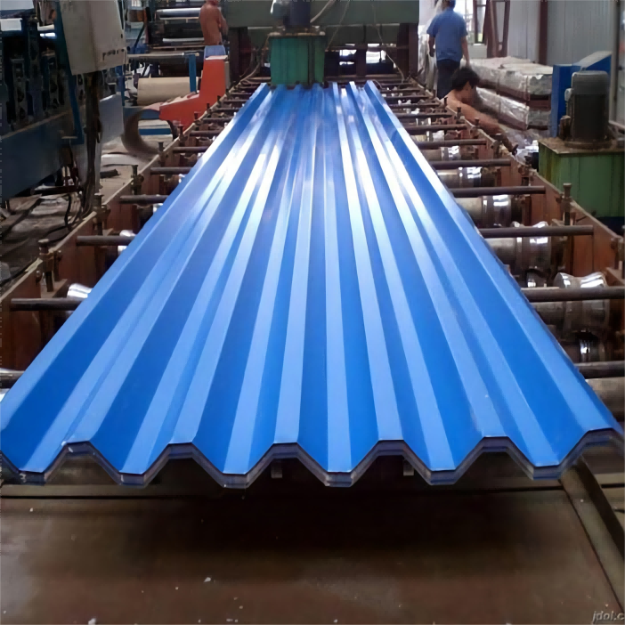 Prepainted Color Coated Zinc Aluminium Gi Ibr Iron Corrugated Steel Roofing Sheet