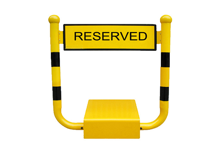 Plastic Coating H 6s 7AH Parking Barrier Lock 3.00mm steel
