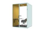 2 Person Acoustic Office Phone Booths Middle Size Movable Silent Booth With