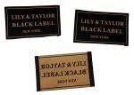 50D Polyester Yarns Clothing Woven Labels custom color size For Clothes / Gifts