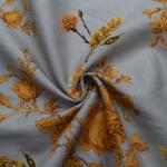 Dress Floral Breathable Viscose Rayon Fabric Crepe Print