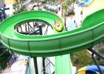 Classical Commercial Spiral Water Slide Equipment For Kids 2 Persons Family Raft