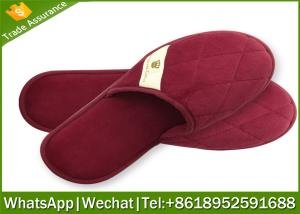 Wholesale hotel slipper,SPA Slippers,Velvet slippers manufacturer,Velvet slipper with logo from china suppliers