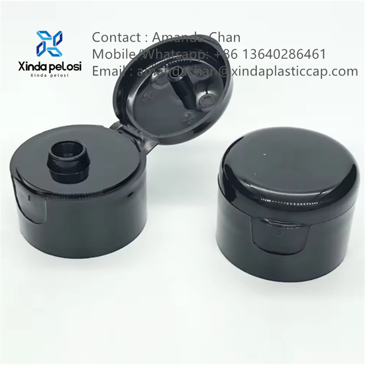 Screw Cap Plastic Lids Caps Cosmetic Packaging Plastic Flip Top Cap For Sale