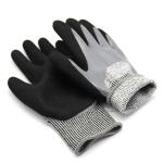 ZM 13 Gauge anti cut gloves water and oil proff knife cut resistant class 5 anti