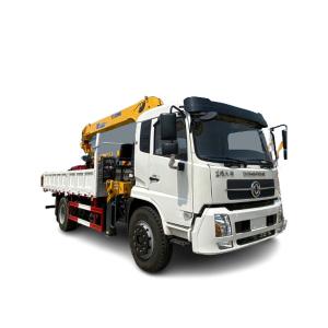 Wholesale Howo 6.3 Ton Crane Truck Mounted Crane XCMG Boom truck with crane arm from china suppliers