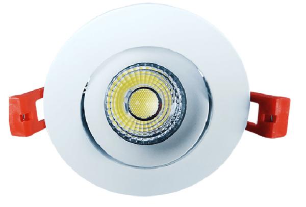 5W / 10W / 12W Epistar COB Curved LED Down Lights Dimmable Kitchen Spot Lighting