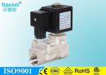 Stainless Steel Solenoid Operated Relief Valve , Fast Low Power Solenoid Valve