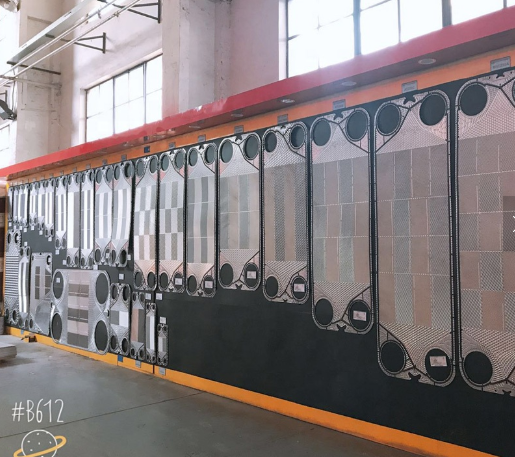 NBR Gasket Plate Type Heat Exchanger No Brazing Convenient Cleaning