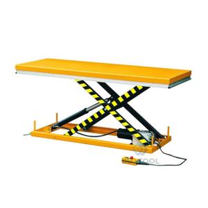 Wholesale Stationary Electric Foot Pump Hydraulic Lift Table 3000 Lb Capacity Large Size 2000x800mm from china suppliers