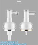 Shampoo Pump Bottle, Luxury Silver Cosmetic Packaging Face Cream Serum Essence