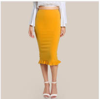 Women Clothing 2017 Midi Pleated Sparkle Skirt