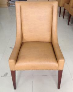 Wholesale wooden frame fabric/PU dining chair DC-0002 from china suppliers