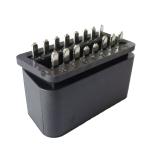 24V OBD2 J1962 Diagnostic Connector Male For Automotive Industries