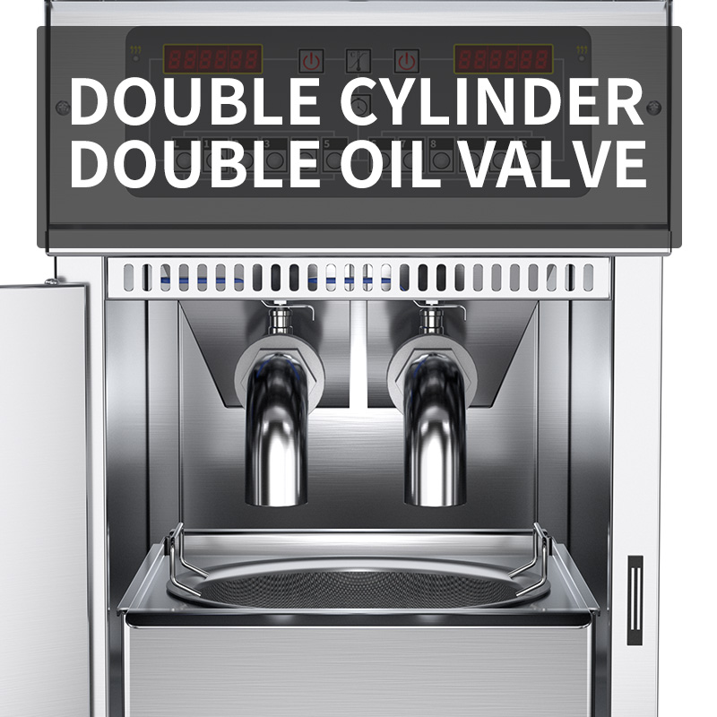 Intelligent Computer Control Silver Deep Fryer with Automatic Temperature and Lifting