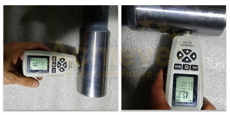 Double Single Shaft Paddle Mixer Pm 60mm Chrome End Concrete Mixer Shaft 275587002