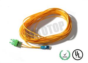 Wholesale Duplex Fiber Optic Patch Cord 2F 2mm Single Mode For Metro / WANs from china suppliers
