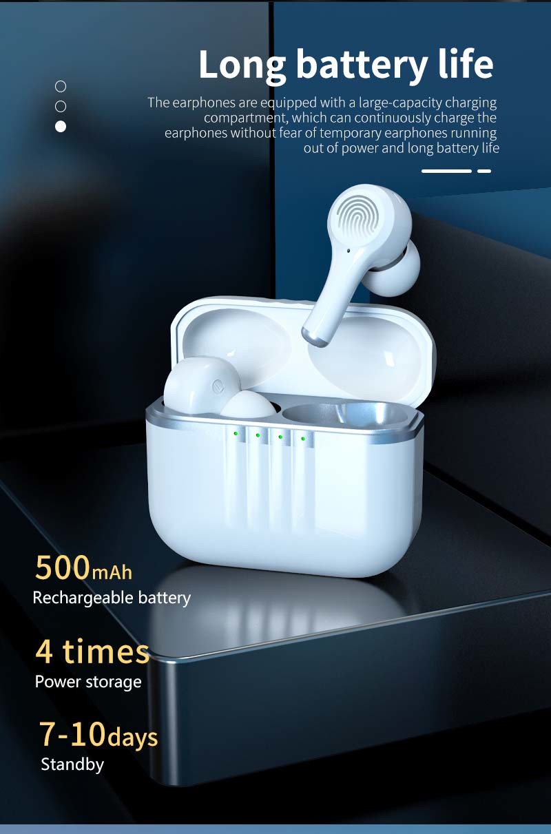 BQB ANC Bluetooth Wireless HI Smart Earphone Earbuds For Small Ears