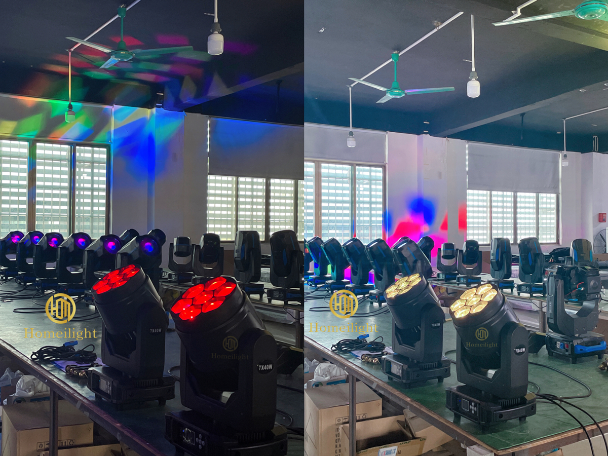 RGBW 4in1 7*40 Bee Eye Beam Moving Head for Wedding Event Party