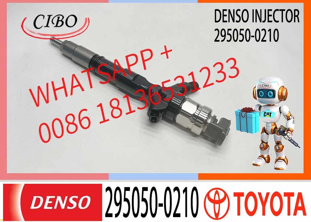 Common Rail Injetor 295050-0210 For TOYOTA 1KD-FTV 23670-39365 23670-30400 23670-30410