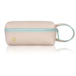 Pink Red Custom Cosmetic Bag Travel Women Girl BSCI 9.4x6.5x4.7"