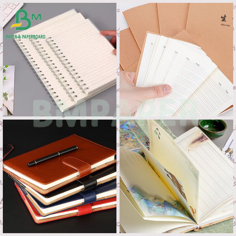 80grs Good Printability Uncoated Cream Offset Paper For Books
