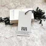 Luxury Custom Logo Clothing Tags With Your Own Logo Foil Printing/Private Swing