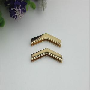 Wholesale Designer handbag hardware decorative accessories gold metal corner angles protector from china suppliers