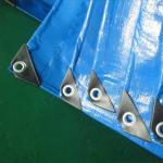 Windproof Outdoor PE Tarpaulin Cover , Anti UV PE Tarpaulin Sheet Custom