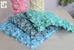 UVG wall decoration flower backdrop in fake hydrangea petals for wedding