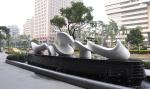 Color Painted Outdoor Metal Statues Stainless Steel Baking Varnish Finishing
